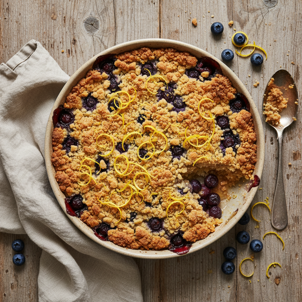 Lemon Blueberry Crumble